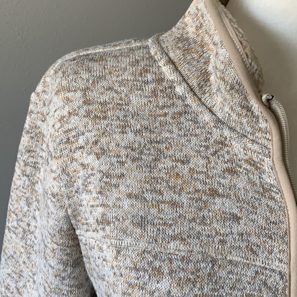 Thread & Supply Heathered Oatmeal Full Zip-Up - Picture 3 of 11
